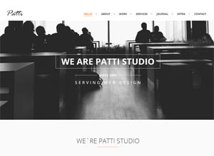 Patti – Parallax One Page HTML Template