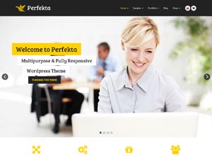 Perfekta – Multipurpose Responsive WordPress Theme