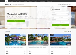 Realto – WordPress Theme for Real Estate Companies
