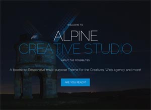 Alpine – WordPress Responsive One Page Parallax Theme