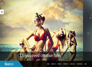 Boston – Corporate Parallax WordPress Theme