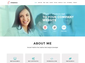 Firebrick – Multipurpose One Page WordPress Theme