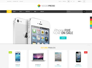 Preciso- Responsive Bootstrap WordPress eCommerce Theme