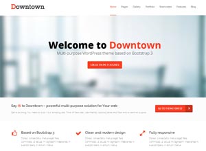 Downtown – WordPress Multi-Purpose Bootstrap Theme
