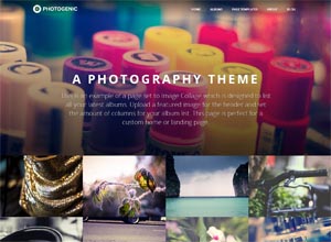 Photogenic – WordPress Photography Theme