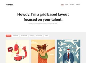 MIMESI – Creative Portfolio Theme for WordPress