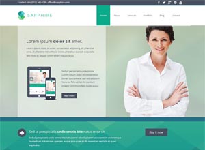 Sapphire – Responsive Business WordPress Theme