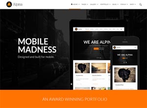 Alpina – Creative Multi-Purpose WordPress Theme
