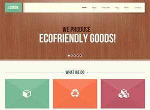 Ecobox – Responsive WordPress Theme