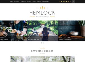 Hemlock – A Responsive WordPress Blog Theme
