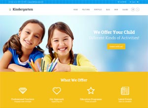 Kindergarten – Children WordPress Theme