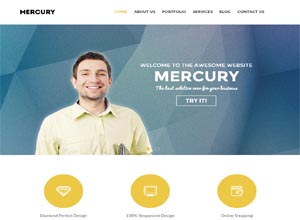 Mercury – Responsive Multi-purpose WP Template