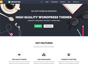 Prototype – Premium Flat WordPress Theme