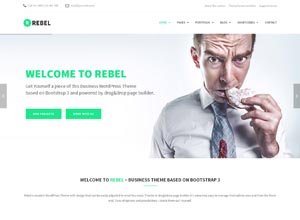 Rebel – WordPress Business Bootstrap Theme