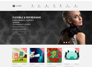 Cuber – Modern Responsive Minimal WordPress Theme