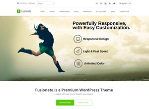 Fusionate – Retina Multi-Purpose WordPress Theme