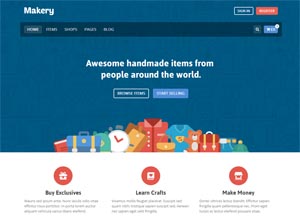 Makery – Marketplace WordPress Theme