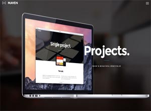 Maven – Responsive Portfolio WordPress Theme