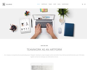 Suarez – Clean, Minimal & Modern Multi-Purpose Theme