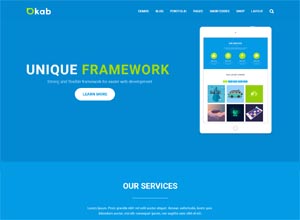 Okab Responsive Multi-Purpose HTML5 Template