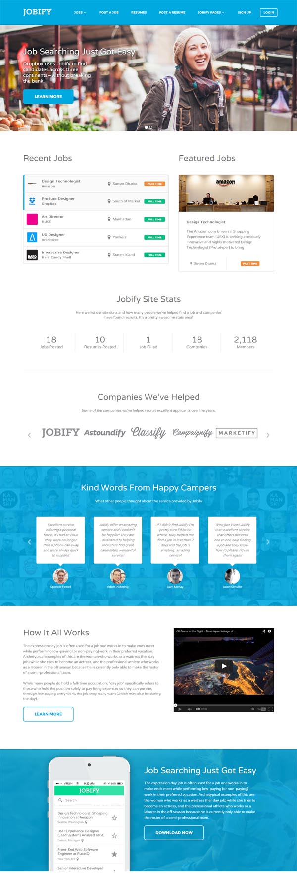 Jobify job board wordpress theme