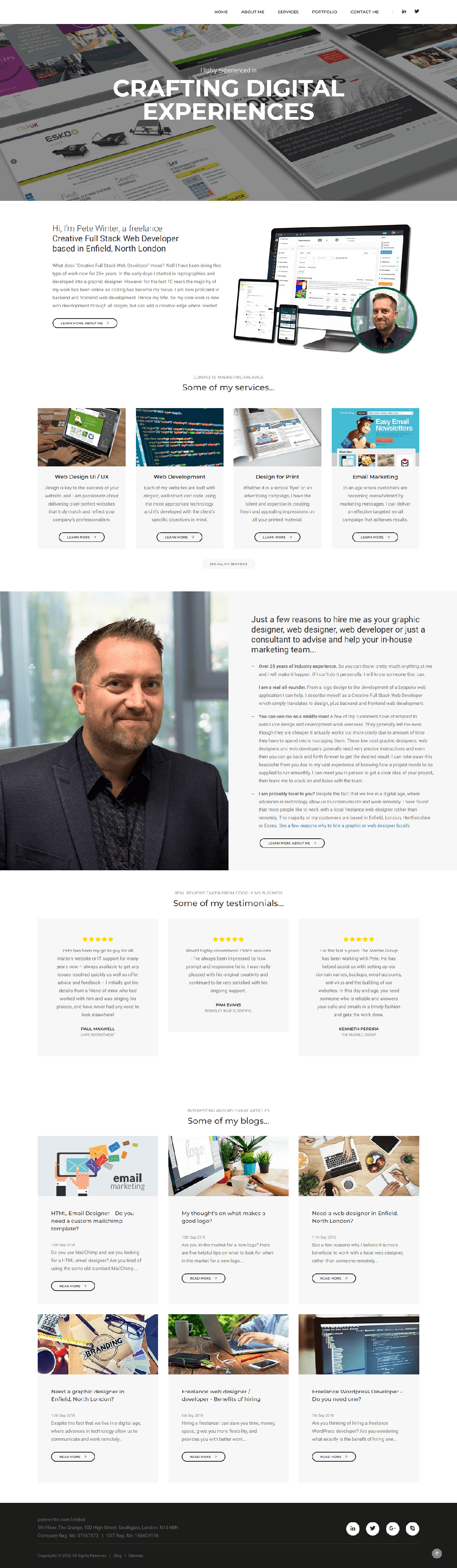 Website Developer London