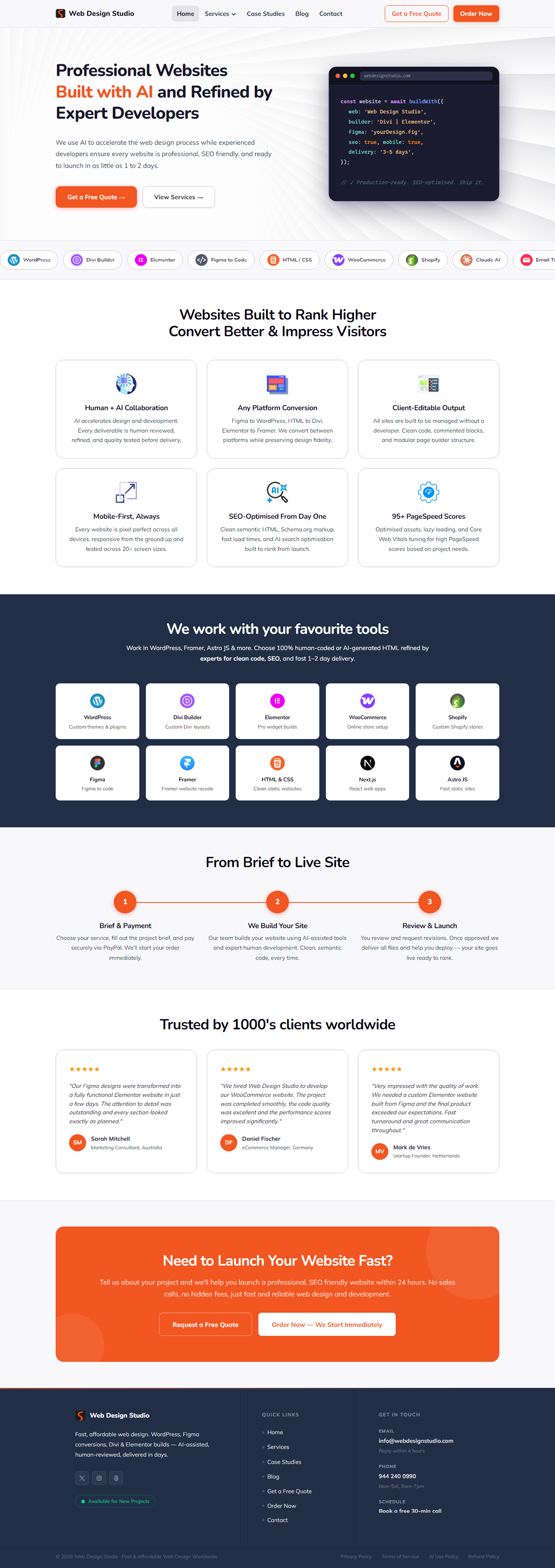 Web Design Studio