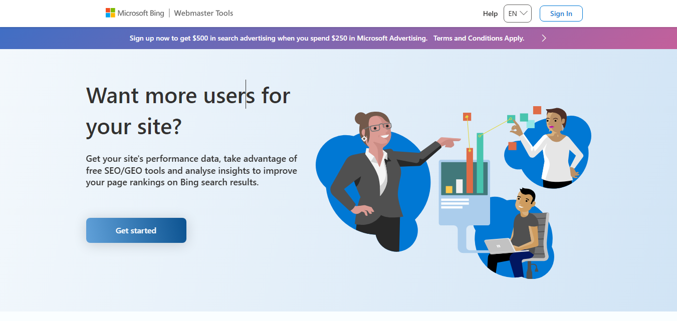 Bing Webmaster Tools