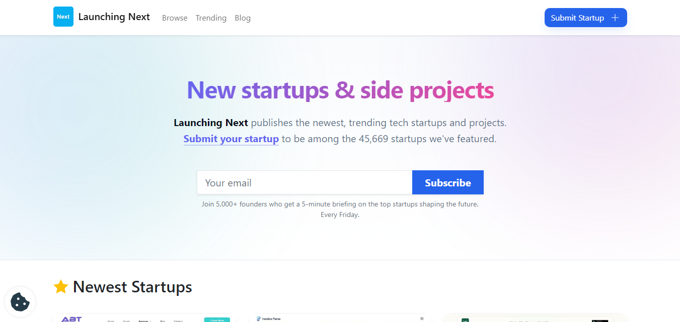 Launching Next