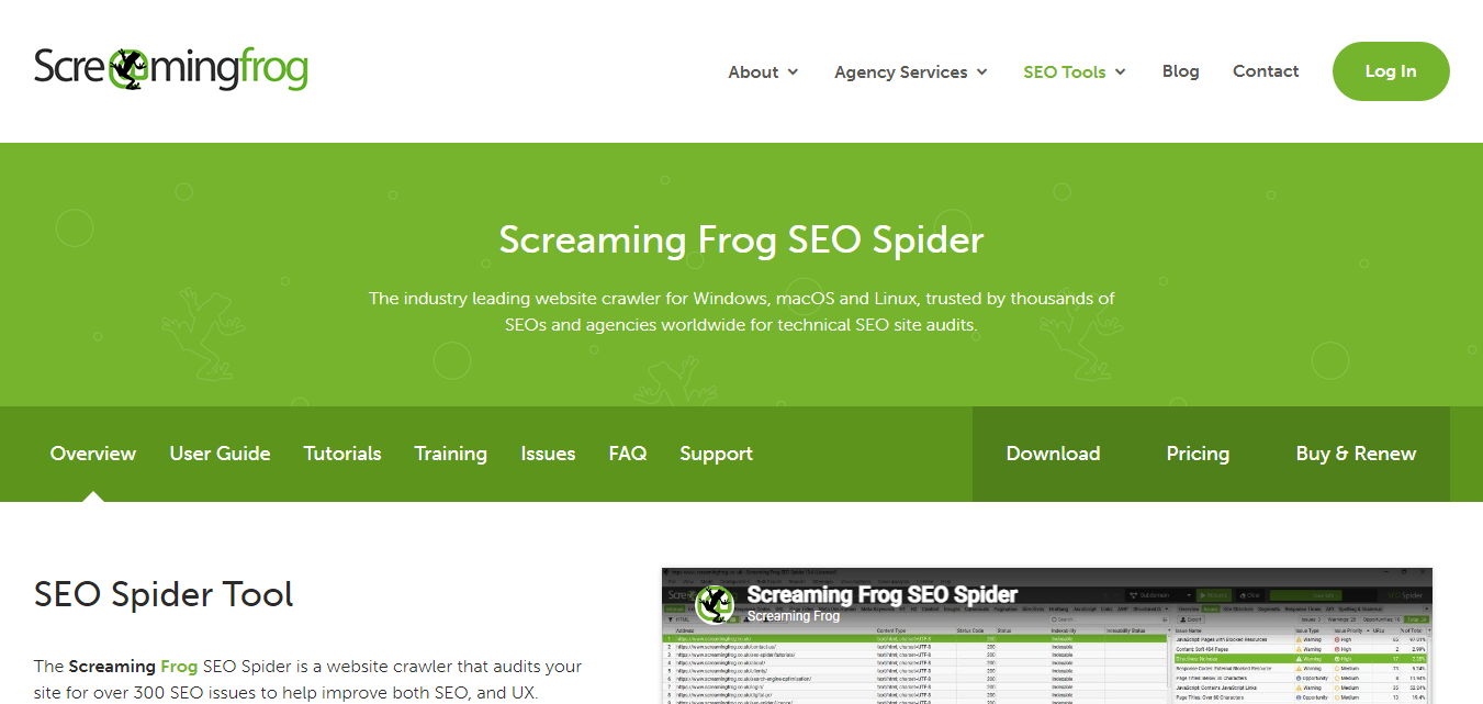 Screaming Frog SEO Spider