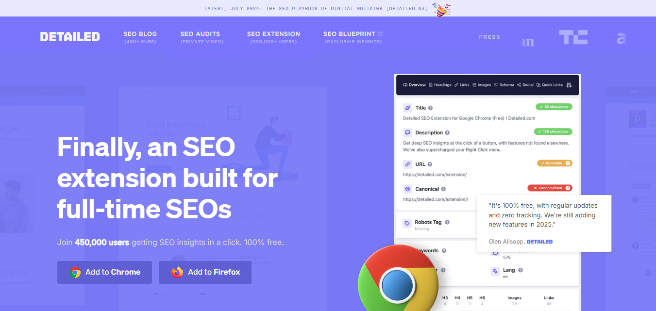 Detailed SEO Extension